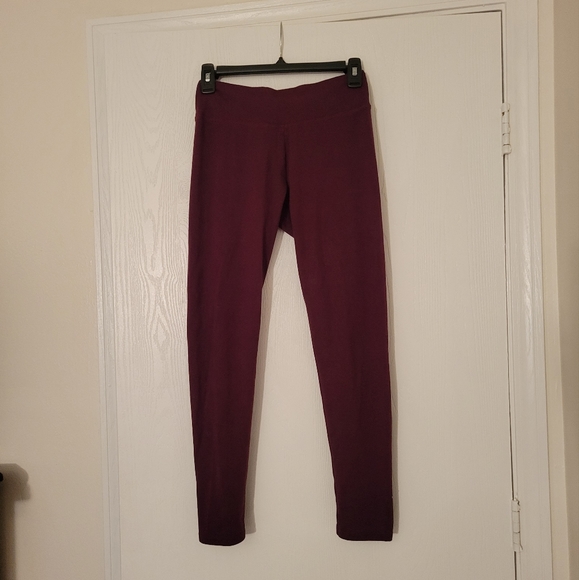 aerie Pants - Aerie maroon leggings
